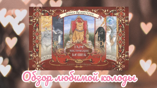 Таро мистических кошек (mystical cats tarot) - подробный обзор моей любимой колоды 🐈‍⬛