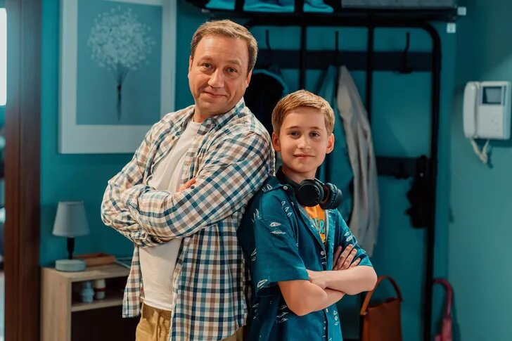 Георгий Дронов с сыном Федором