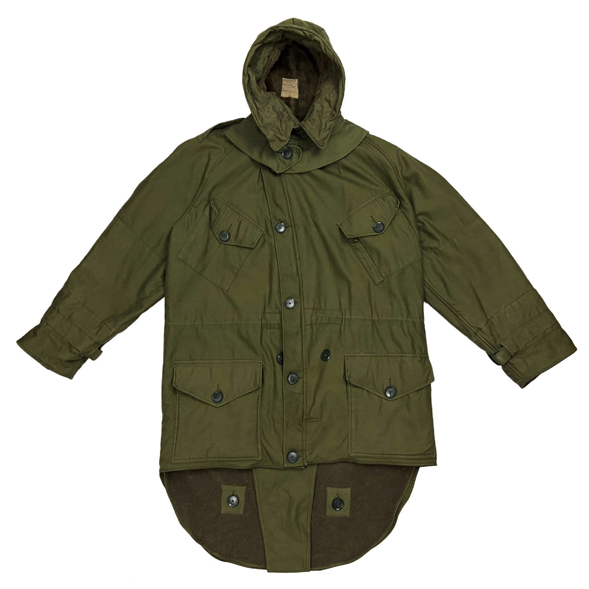 British Army Middle Parka M53, вид спереди