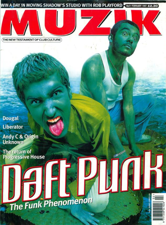 Обложка журнала Muzik за февраль 1997 года