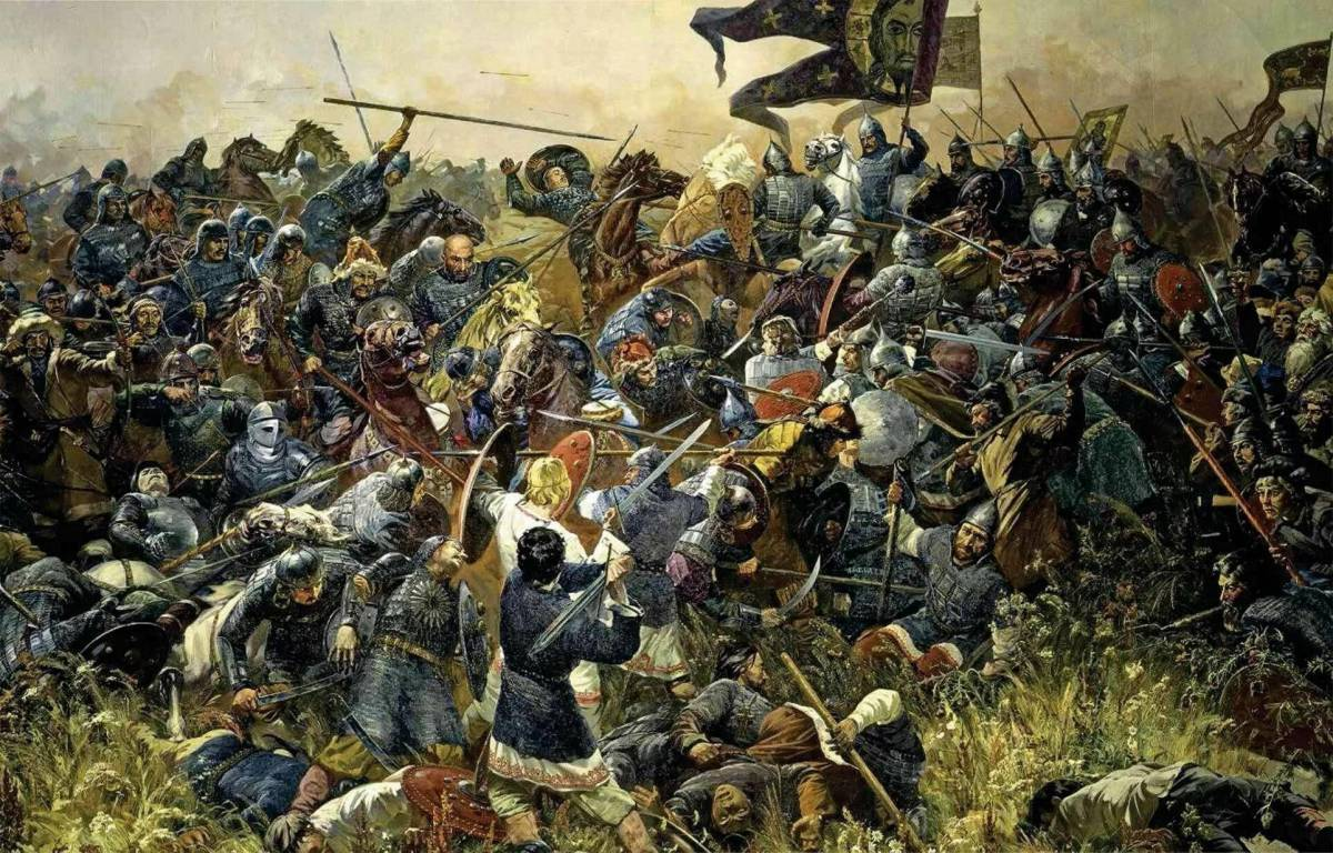 Присекин С.Н. Куликовская битва. Холст, масло