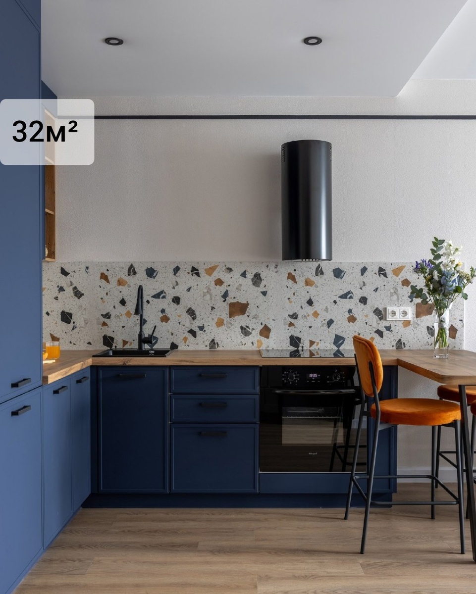 Кухня-гостиная.