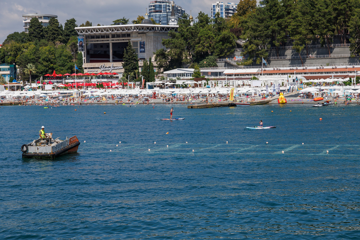 Вид с моря на КЗ "Фестивальный"