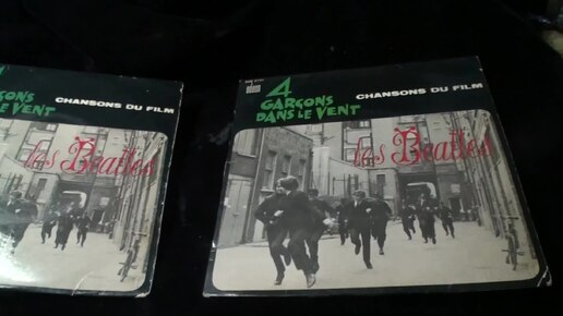 0031 Рок рариететы Beatles 4 Garsons Dans Le Vent EP France Odeon 1st & 2nd press