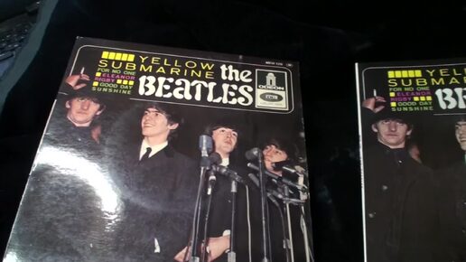 0032 Рок рариететы Beatles Yellow Submarine EP France Odeon 1st & 2nd press