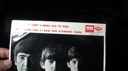 0042 Рок рариететы Beatles Misery EP Spain Odeon 1st press