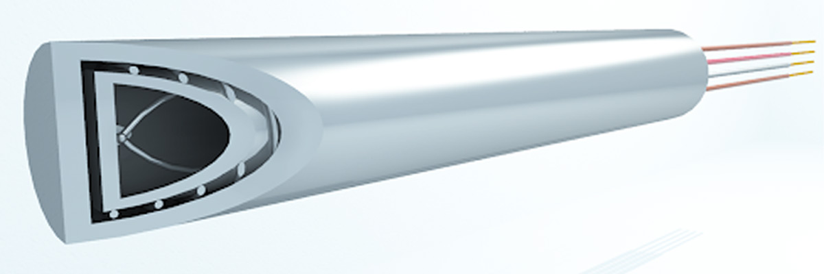 Патронный ТЭН со встроенной термопарой  
