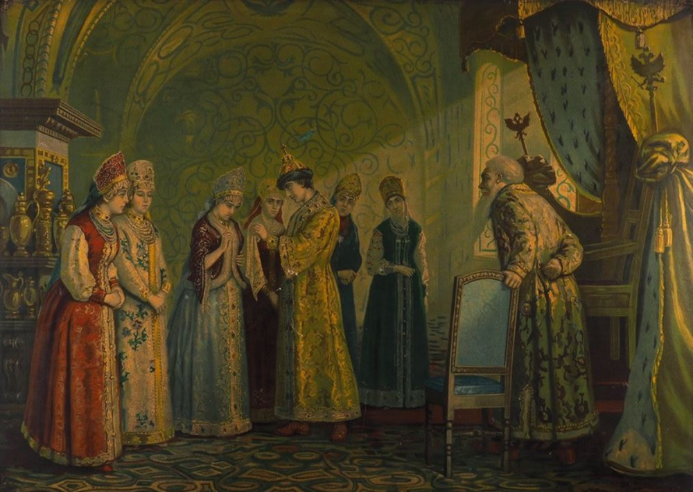 К Маковский  Выбор невесты царём Михаилом Фёдоровичем.