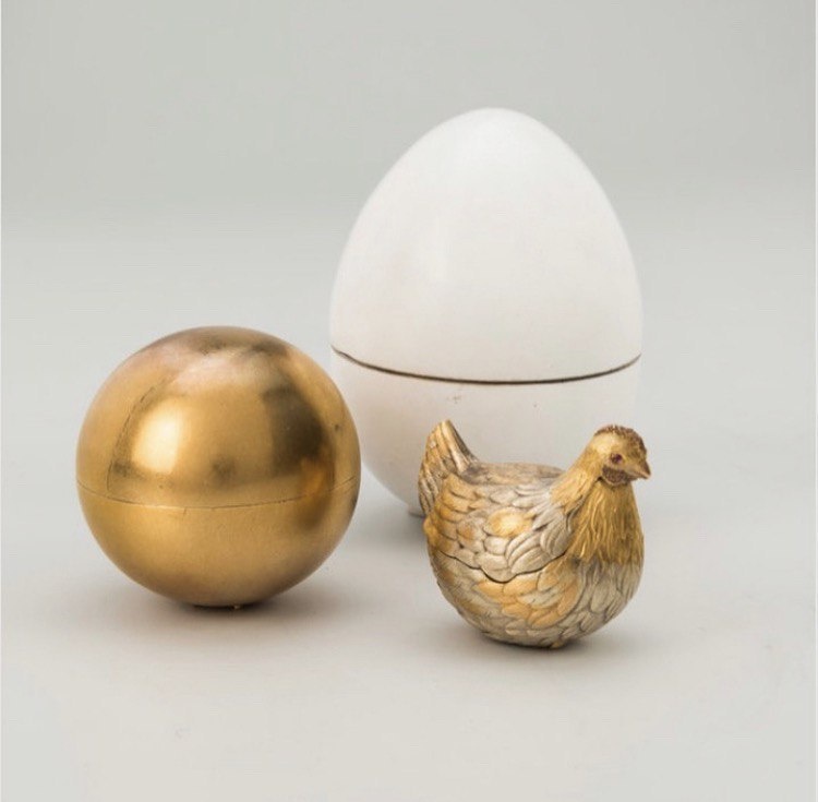 Пасхальное яйцо "Курочка" 1885г. Фирма К.Фаберже