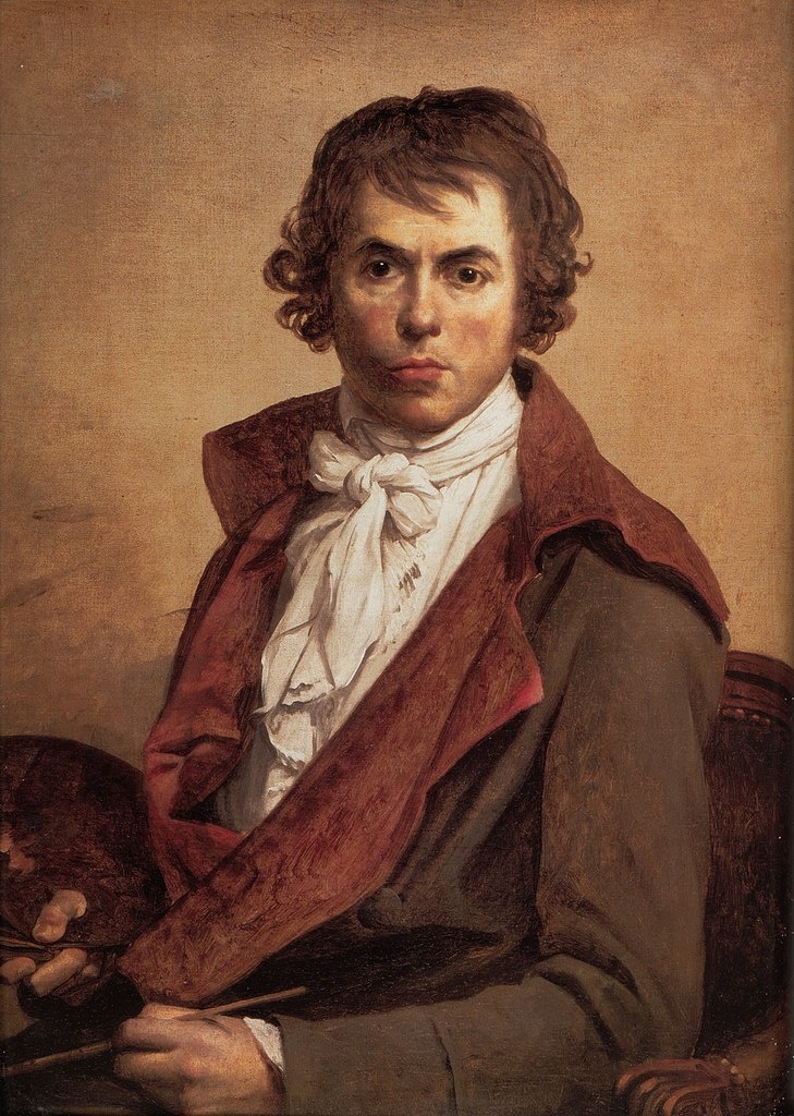 Жак-Луи Давид: Автопортрет. 1794 Холст, масло. 81 × 64 см Лувр, Париж