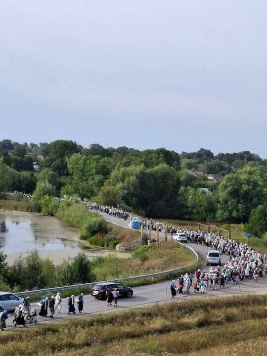   Крестный ход на Украине. Фото: соцсети