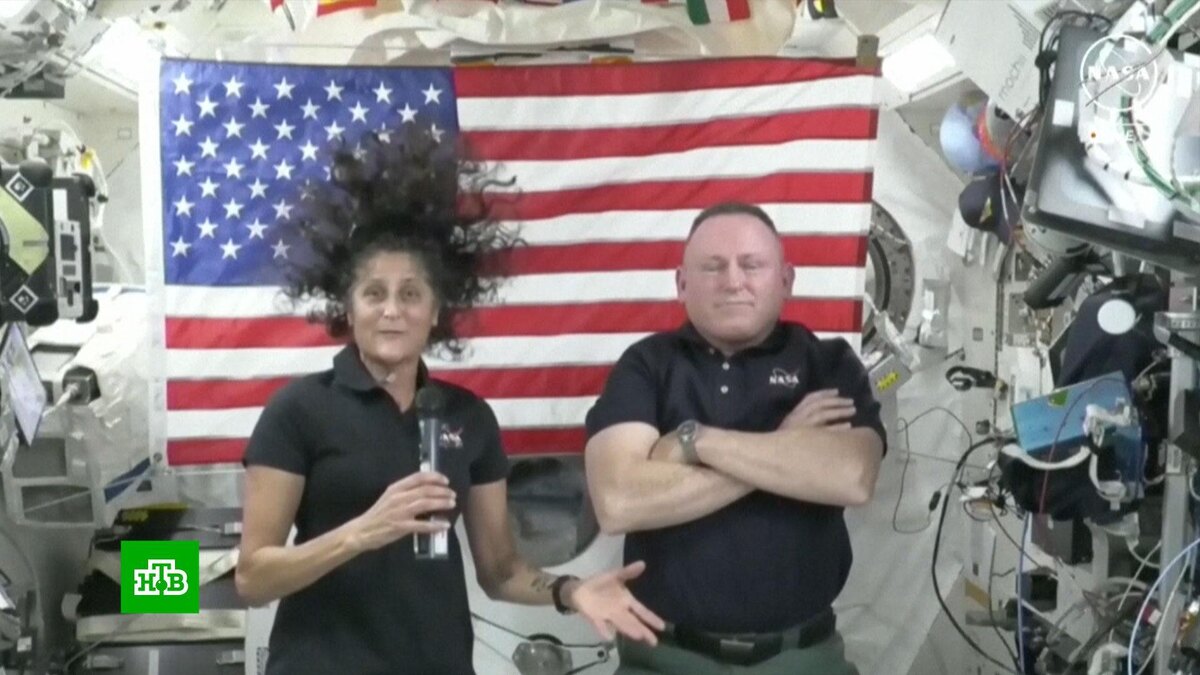    Американские астронавты застряли на орбите    из-за    поломки корабля Starliner