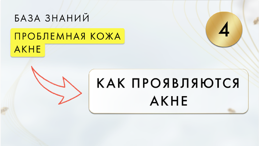 Как проявляется акне