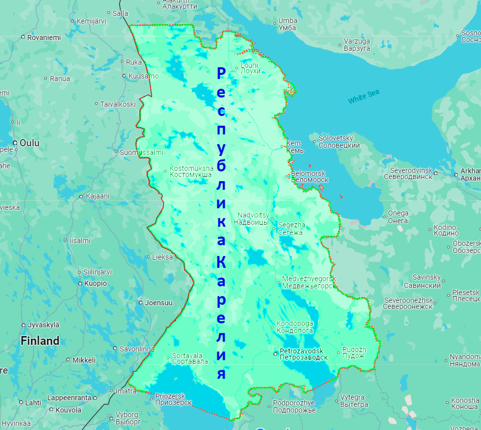 Границы Республики Карелия