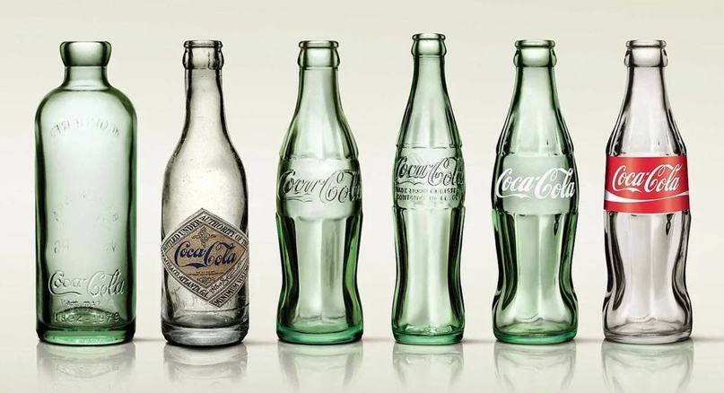 Как менялась бутылка Coca-Cola