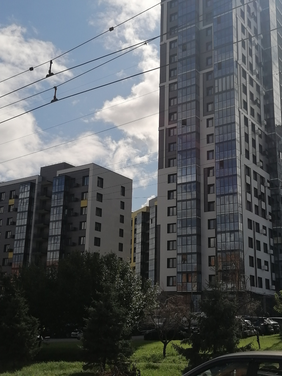 Всегда впечатляюсь красотой и величием новостроек. 