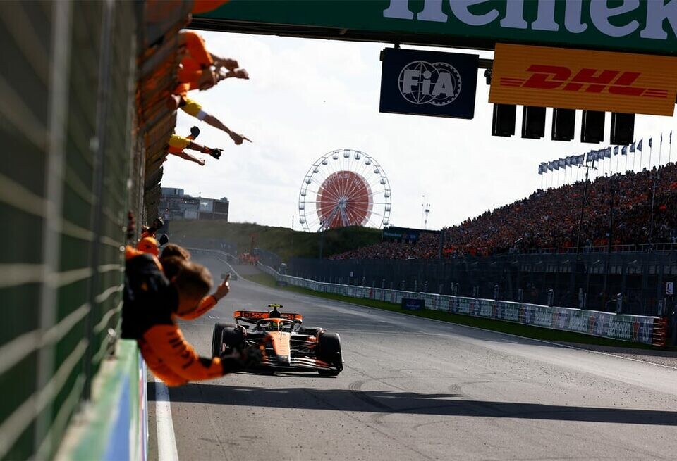    Ландо Норрис отметился уникальным достижением на Гран При Нидерландов McLaren
