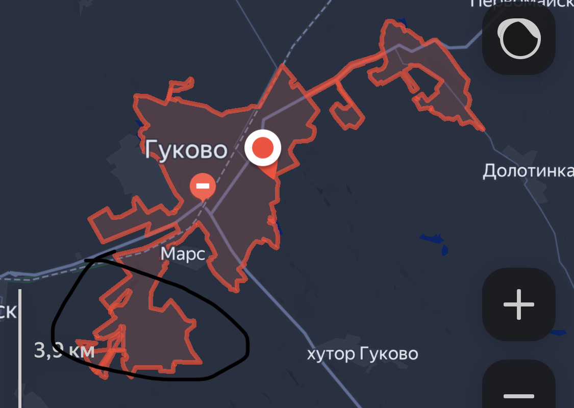 Карта Гуково