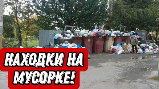 НАШЁЛ КУЧУ ЕДЫ НА МУСОРКЕ!