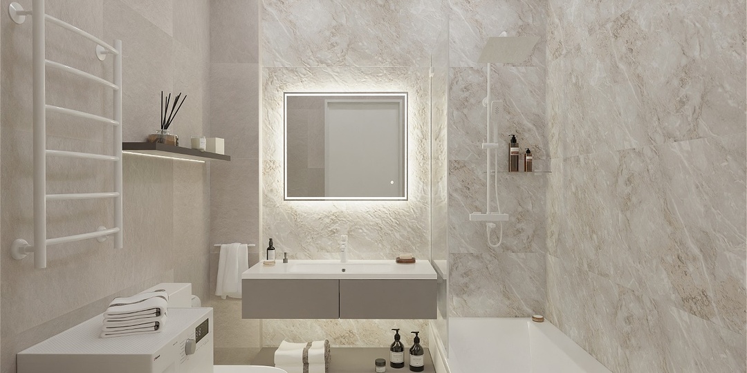 Практичные цвета плитки, на которой не заметны грязь и следы от воды