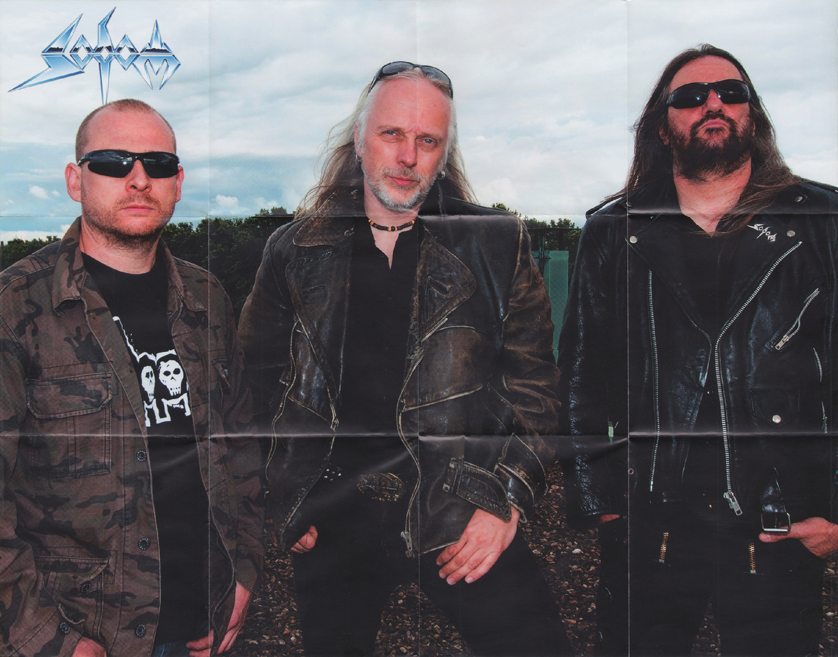 Плакат группы Sodom из комплекта релиза-диджипак альбома Sodom - Decision Day (2016)