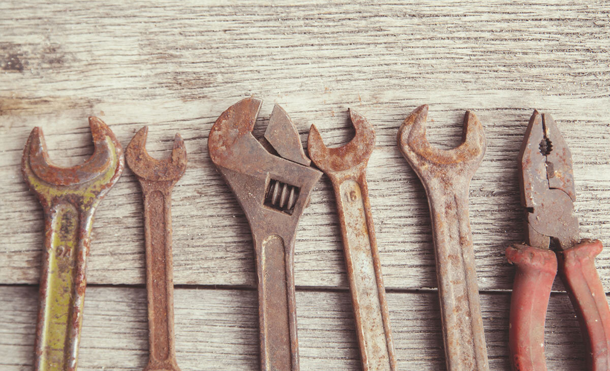 Ключи покрытые ржавчиной