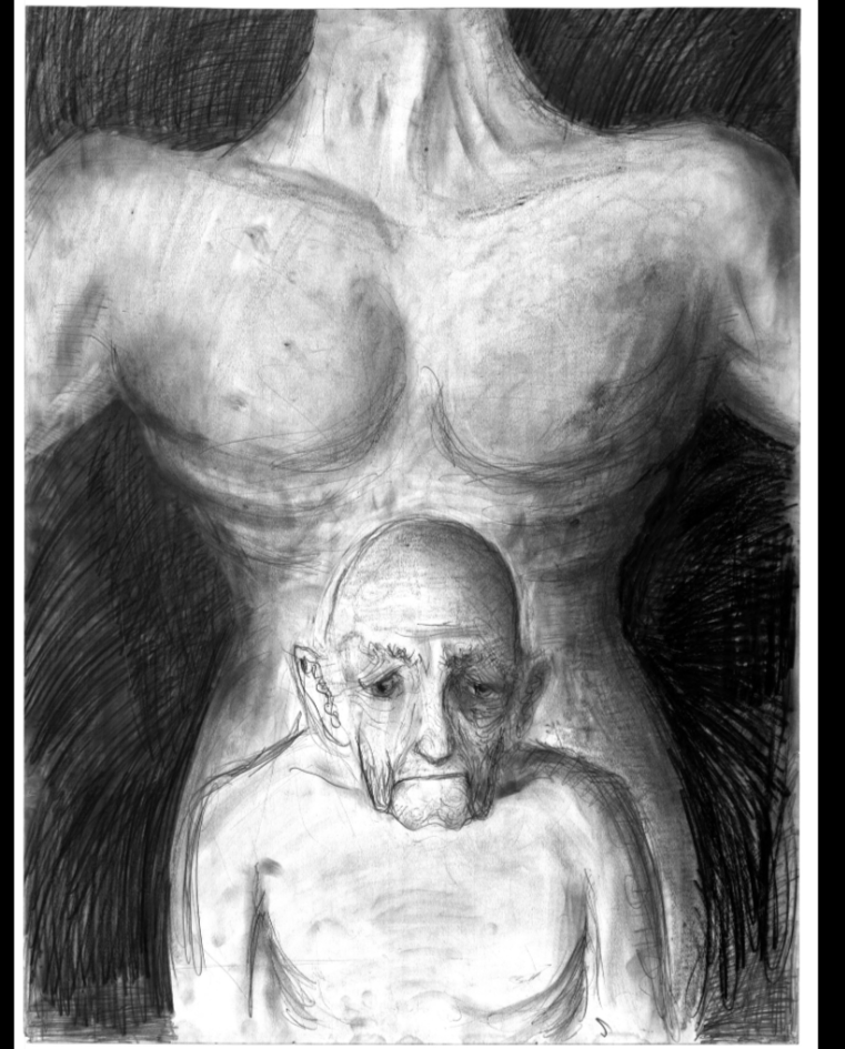 Борис Левит-Броун, 1967 (размер листа 120 на 80 см. свинцовый карандаш).