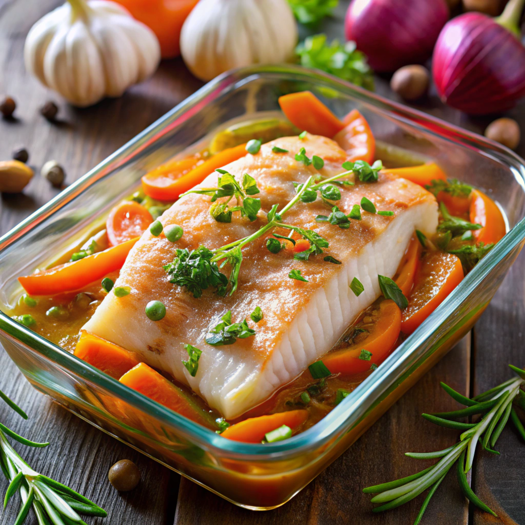 Как приготовить треску под маринадом с морковью и луком