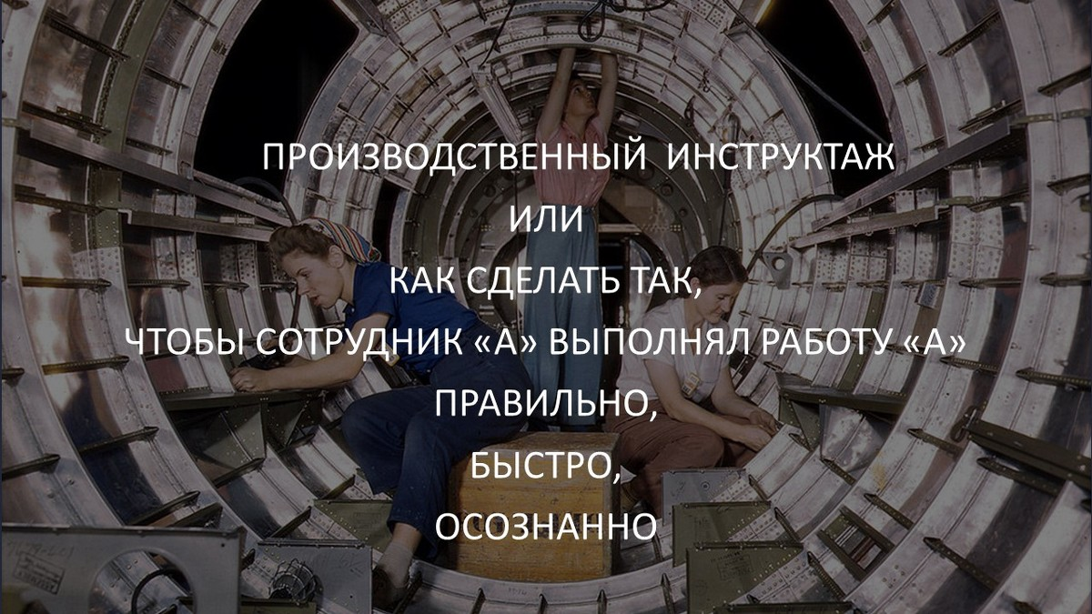Основа методики TWI