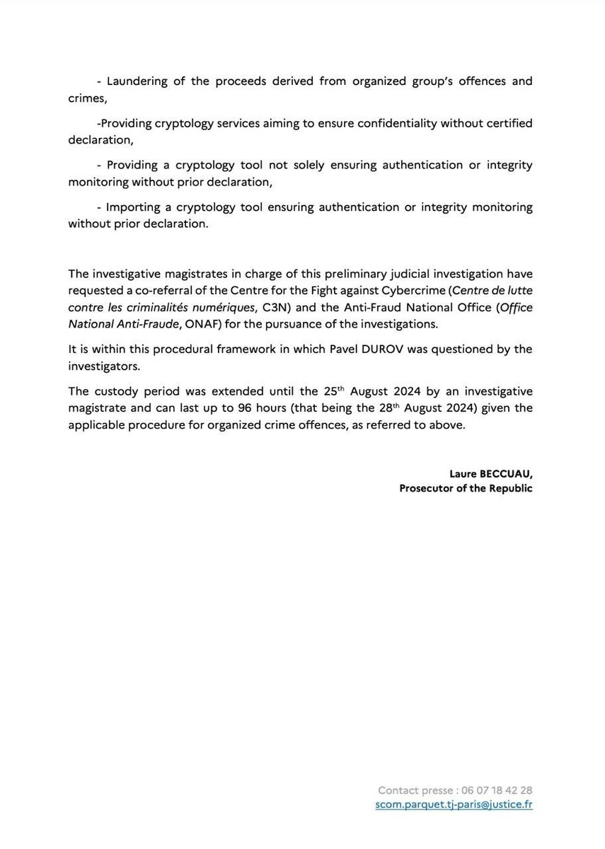 С официального сайта прокураторы Парижа Добавьте описание
