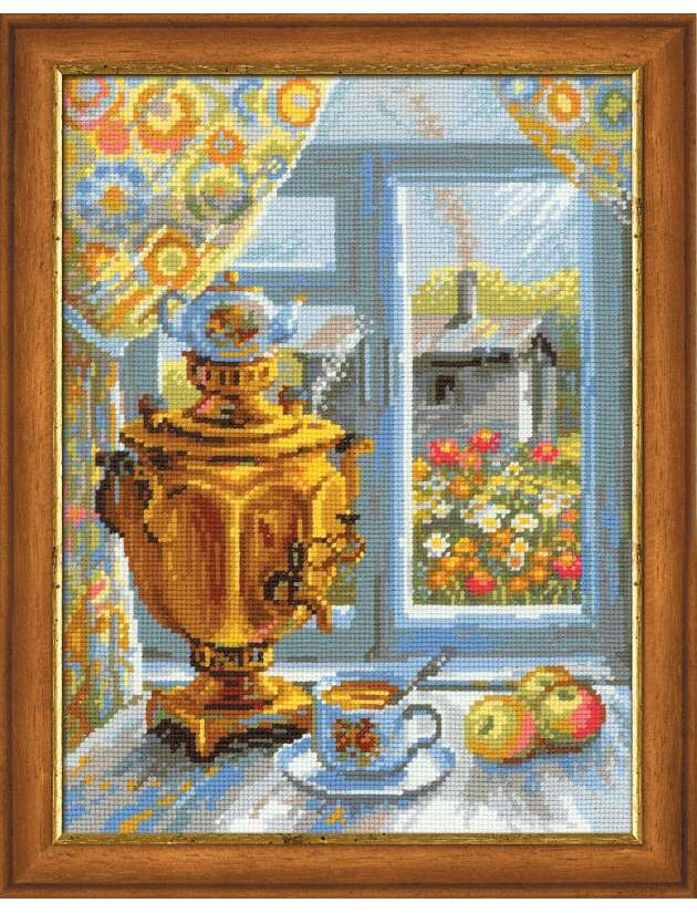 Самовар от Риолис. Аида 10, шерсть, 28 оттенков, размер в см 30*40