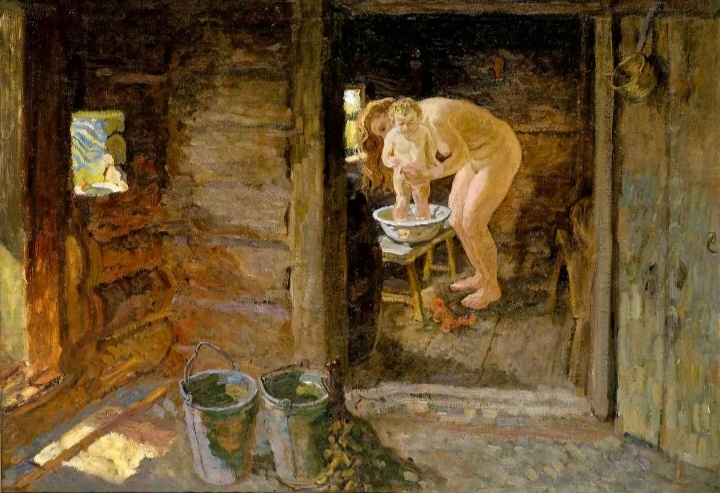 "В бане" Сергей и Алексей Ткачёвы