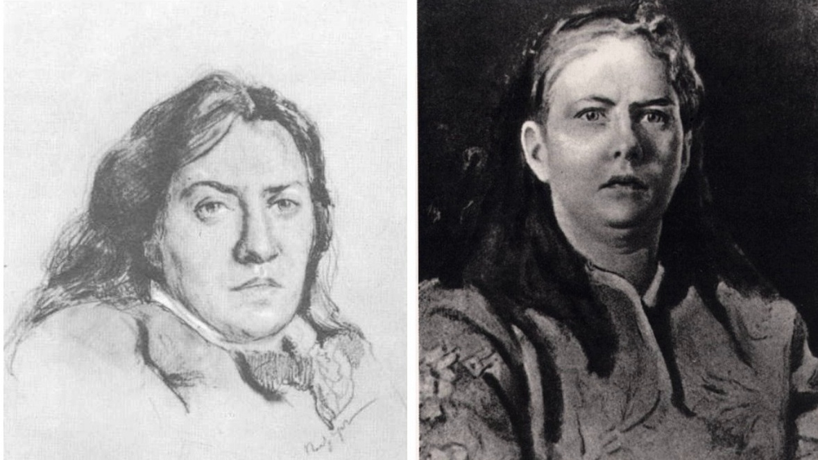 Валентина Бергман и Елена Бларамберг. Портреты кисти Ильи Репина