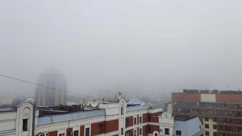     Туман над Барнаулом. altapress.ru