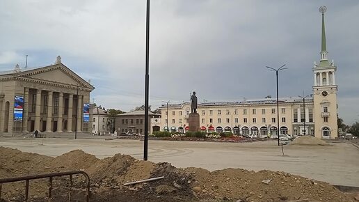 Красивый исторический центр города Ангарска.