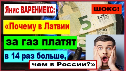 Янис ВАРЕНИЕКС: «В Латвии за газ я плачу в 14 раз больше, чем мои коллеги в России»