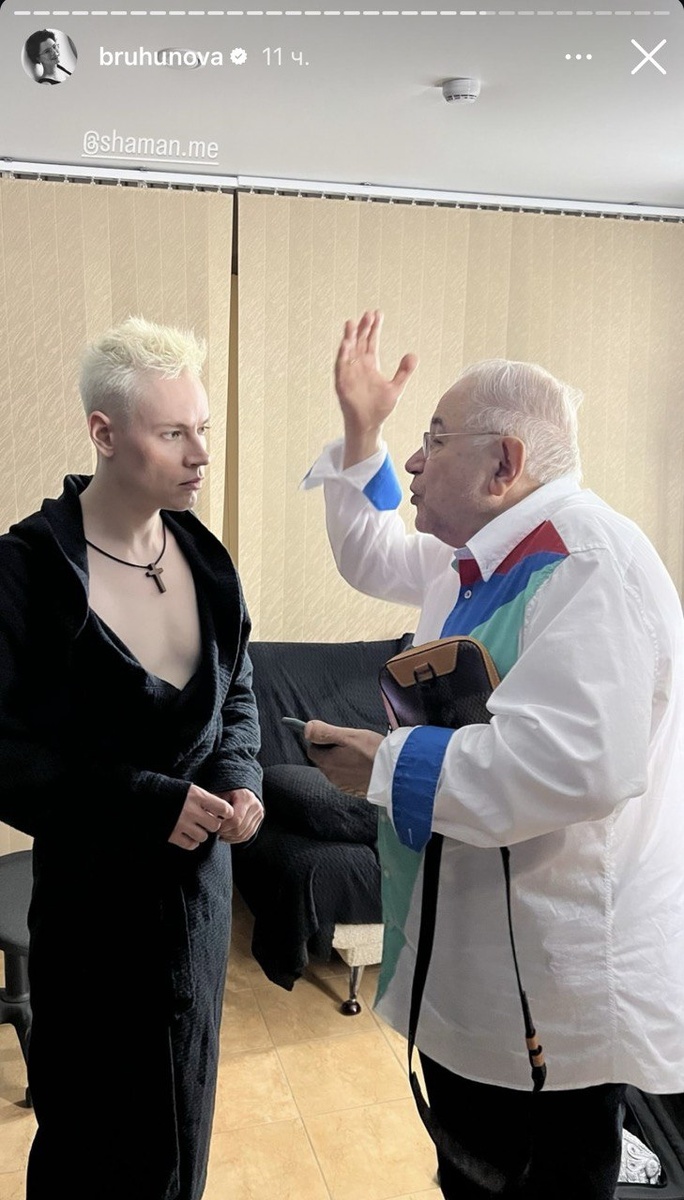 SHAMAN и Евгений Петросян. Фото: соцсети/@bruhunova