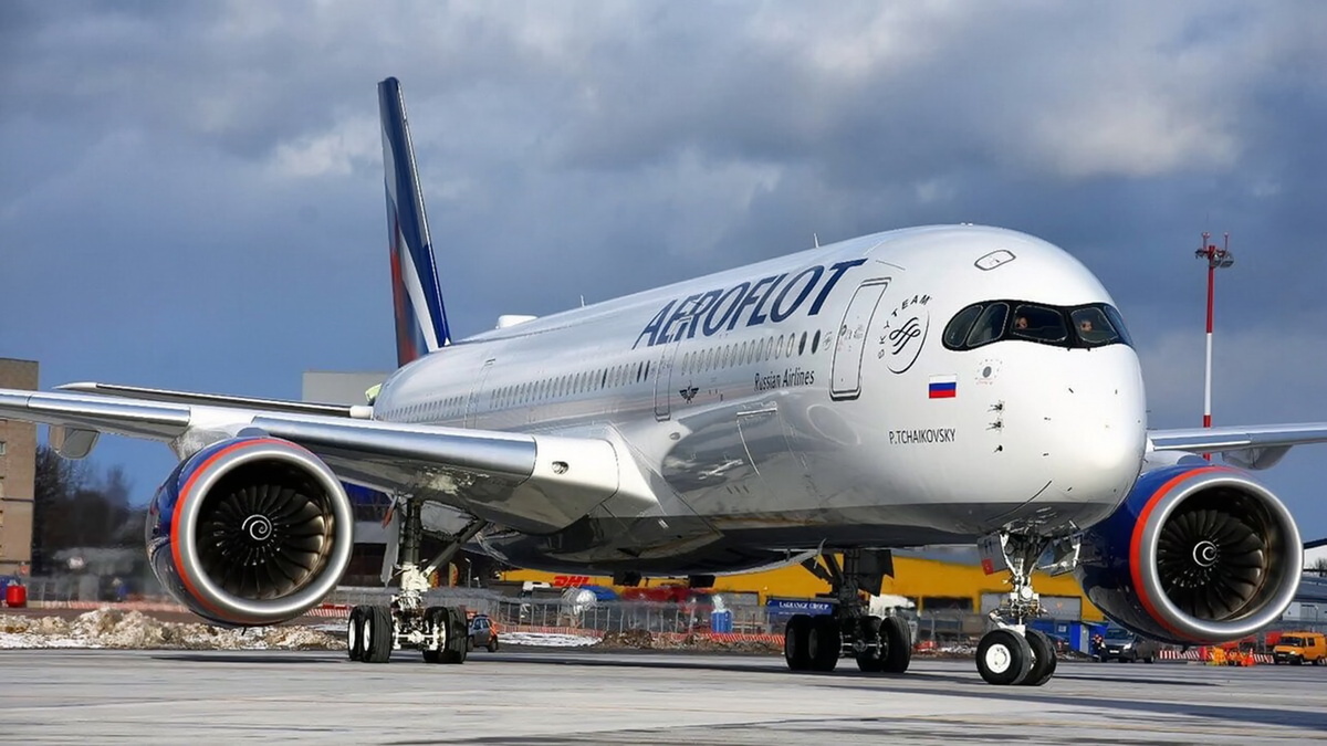 Airbus A350 Аэрофлота. Источник фото panorama.pub
