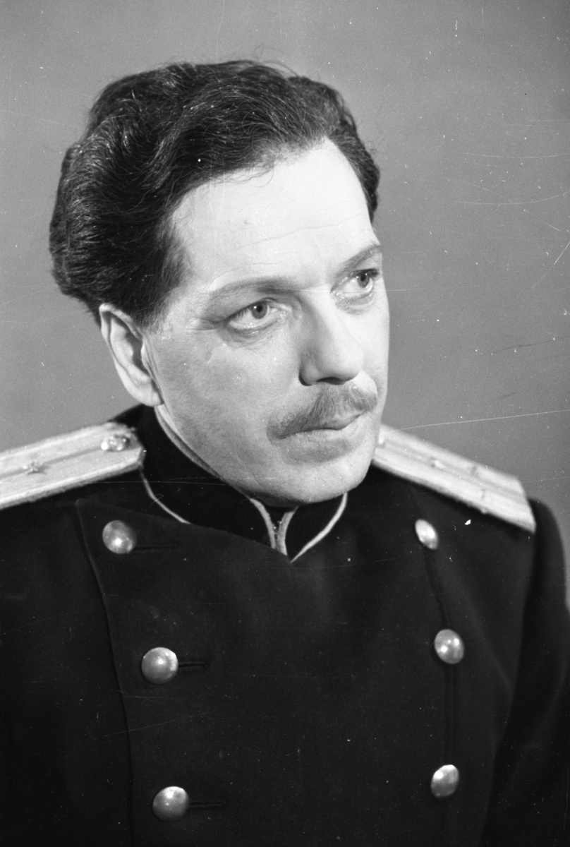 В роли Тузенбаха, "Три сестры", МХАТ, 1958 г.