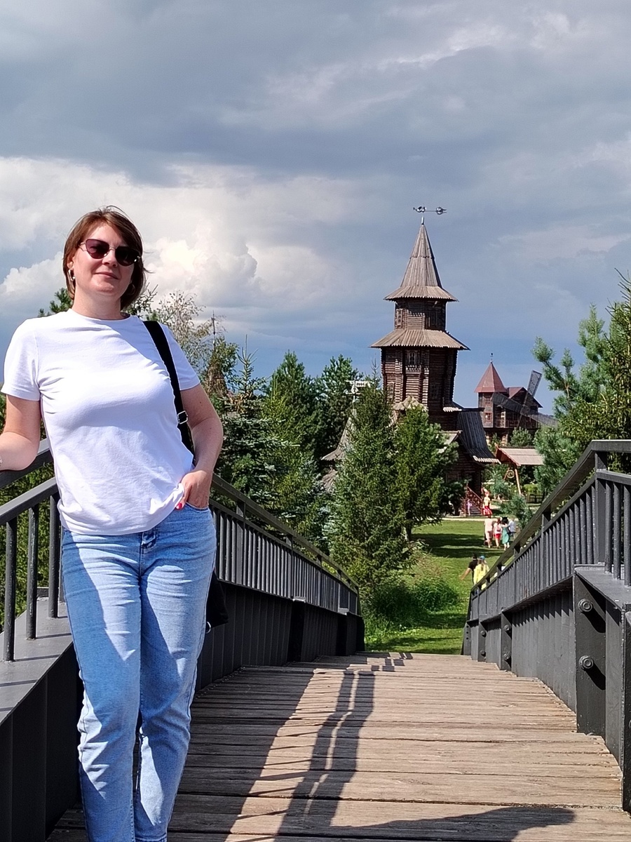 На этом фото автор  блога). 