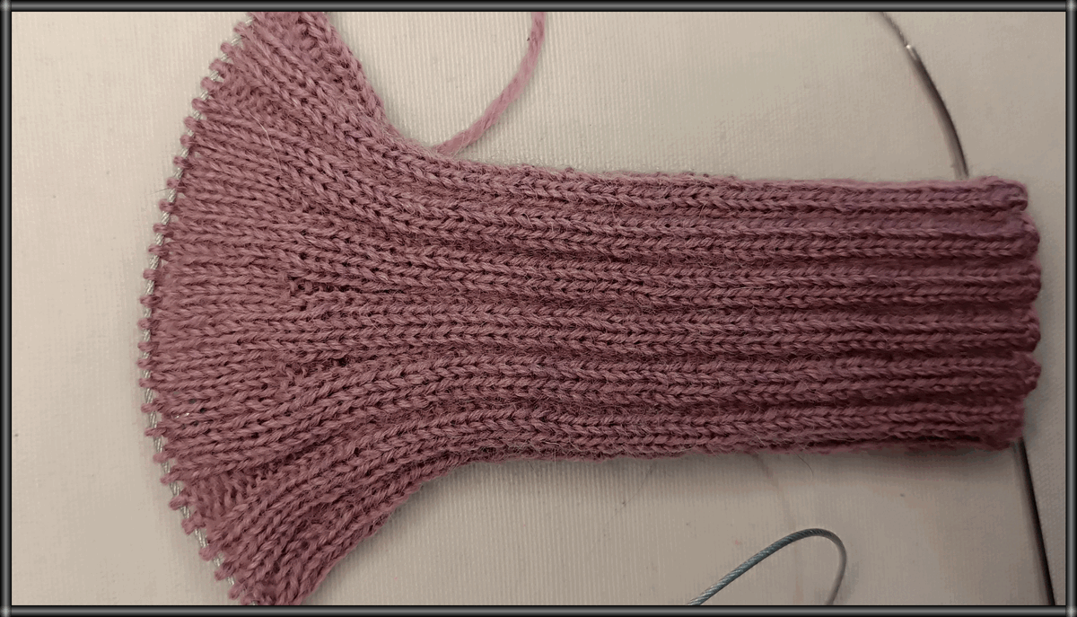 Передняя часть носка