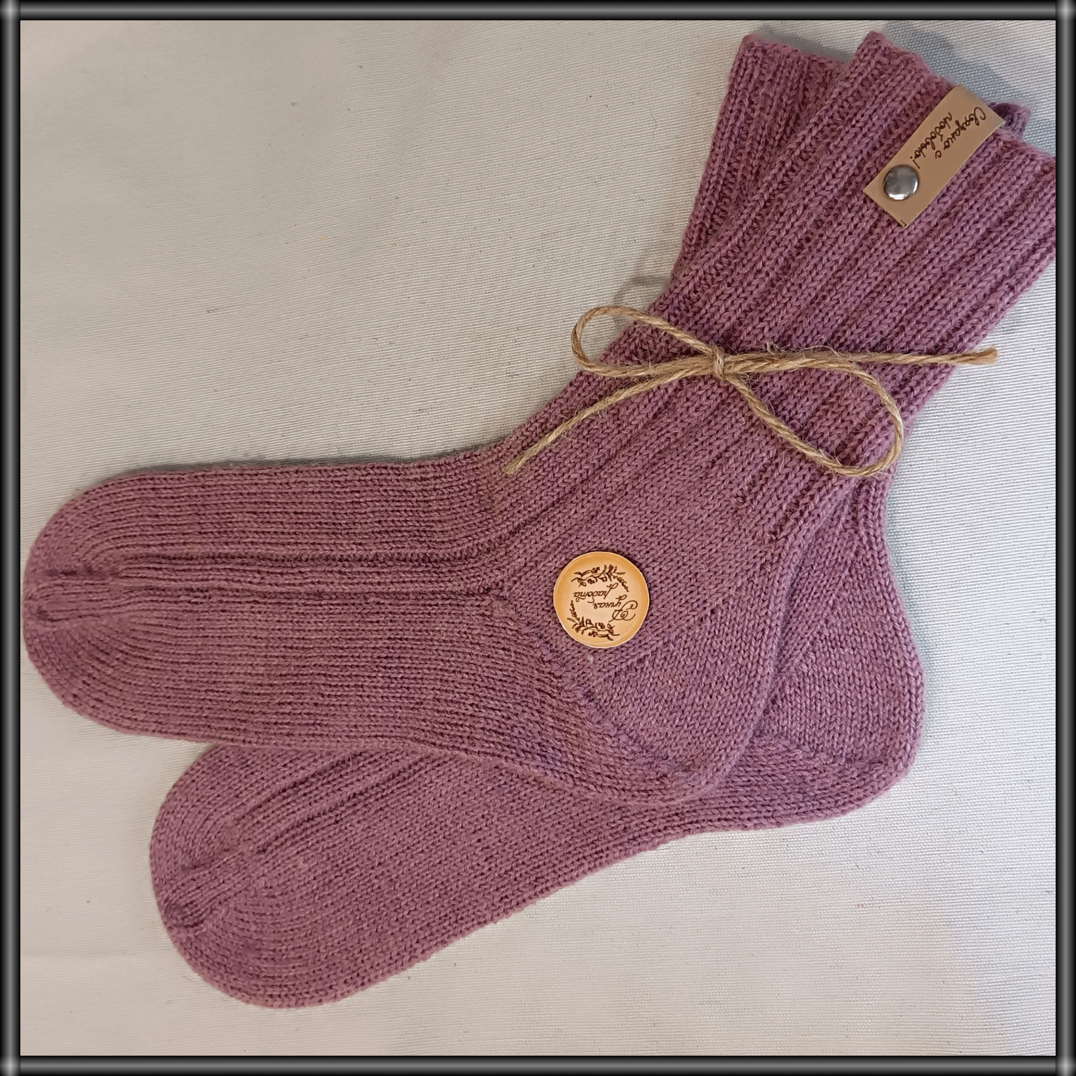 Работа автора носки ручной работы