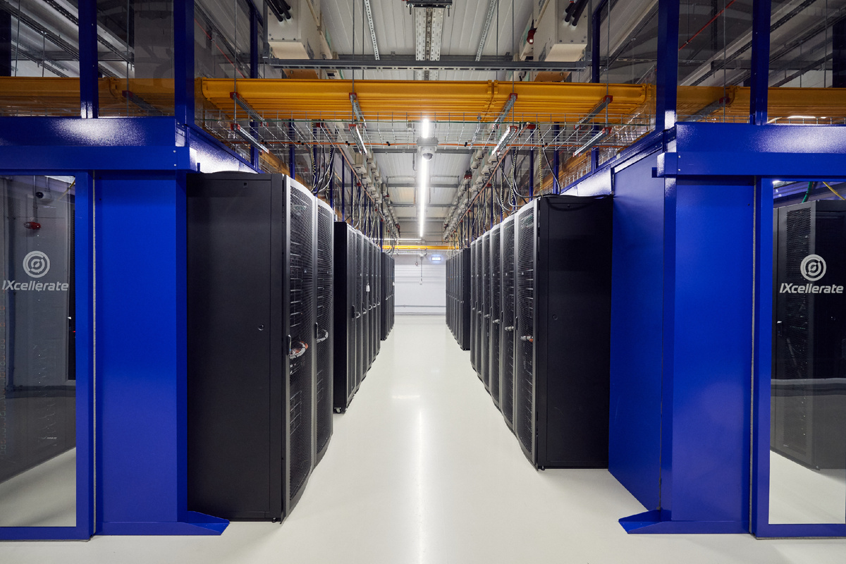 Машинный зал ЦОД MOS5