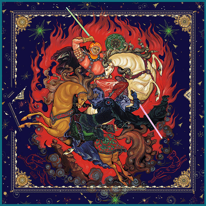 Палех, битва Гагарина с Дартом Вейдером