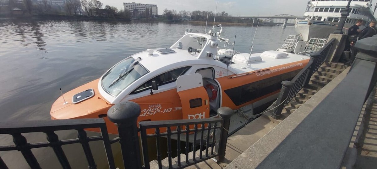    «Валдай» на причале 27 в Ростове // фото: Ольга Медведева