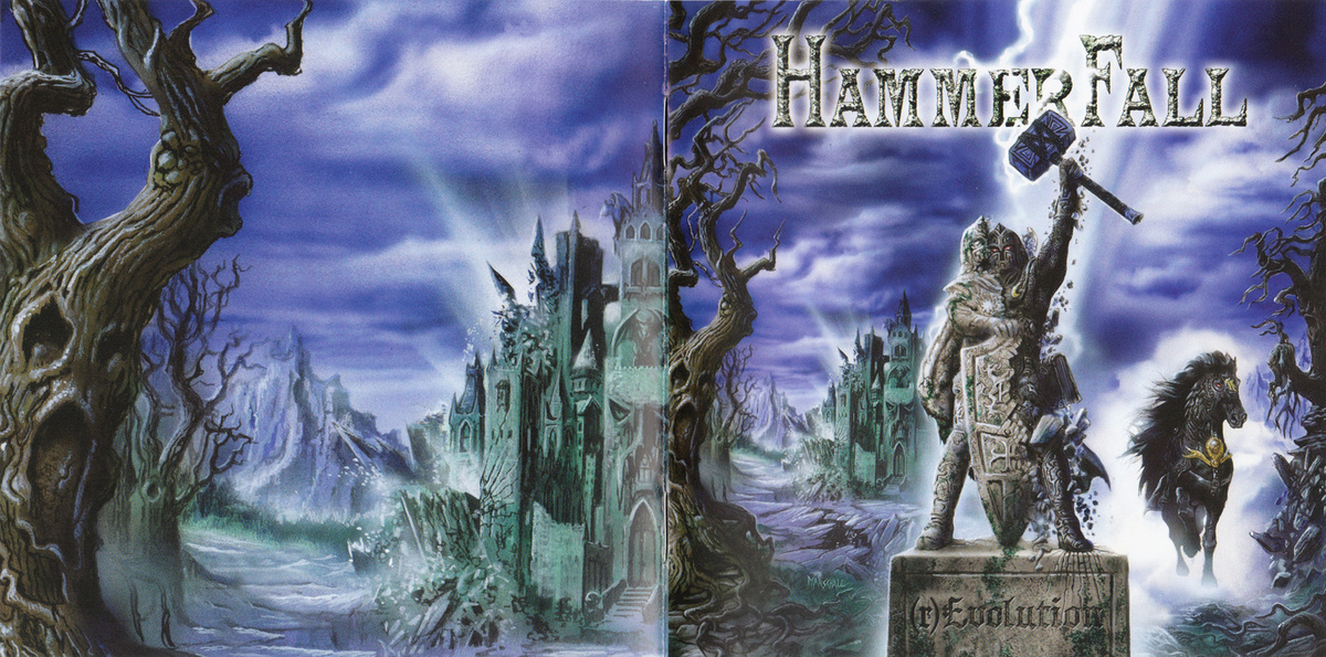 Буклет диска альбома HammerFall - (r)Evolution (2014) - 01