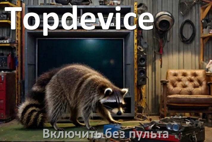 
Как разблокировать и включить телевизор Topdevice без пульта и настроить без кнопок с телефона