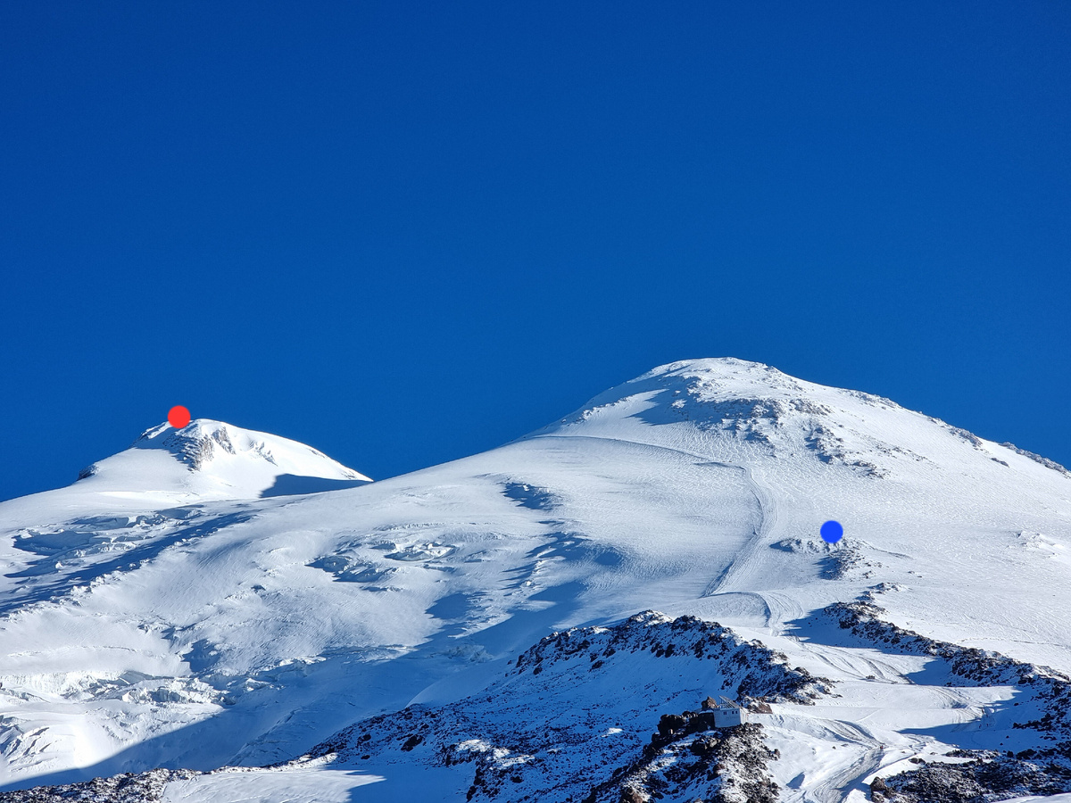 Синяя-мы, красная-цель