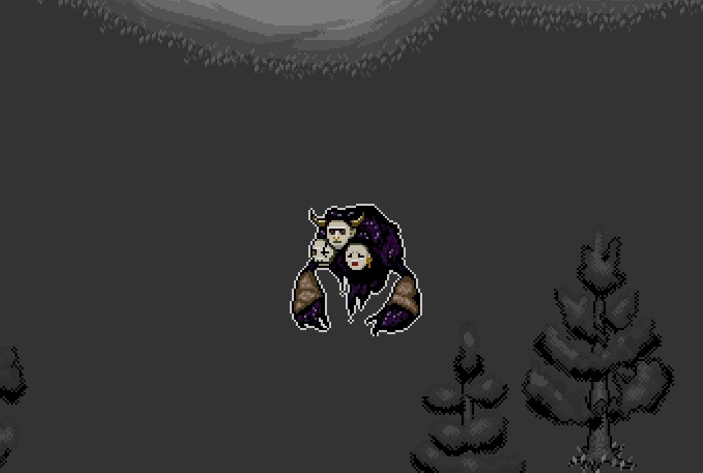 Внешний вид главного босса игры Path of the Flower.