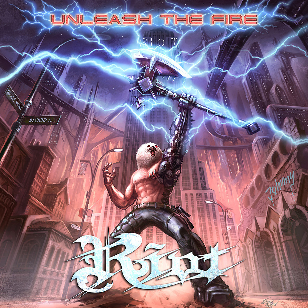 Обложка японского издания альбома Riot - Unleash The Fire (2014)